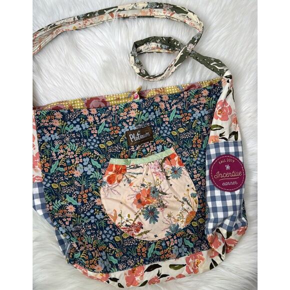 Matilda Jane Womens Platinum Bag Tote Gingham Hobo Cottagecore Boho Bloomcore - Picture 1 of 6